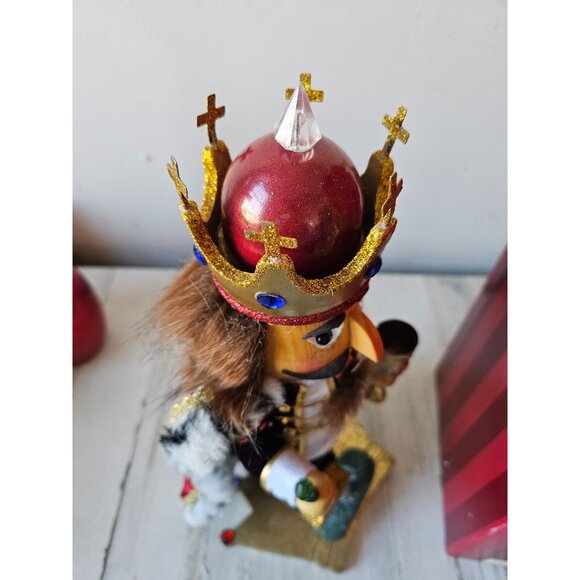 Bombay 18" King arthur camelot nutcracker Xmas sword soldier centerpiece - Picture 12 of 13
